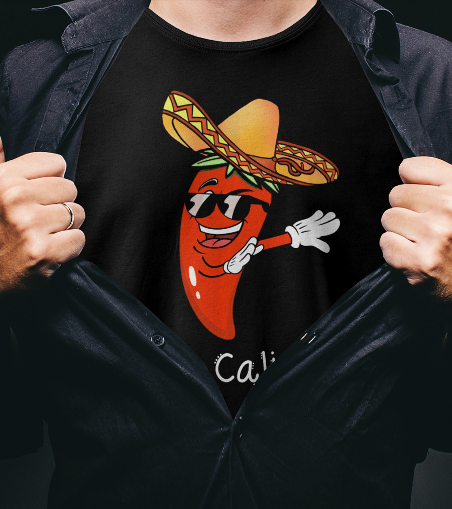 Muy Caliente Dabbing Jalapeno Cinco De Mayo T-Shirt