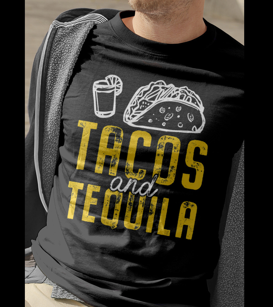 Tacos And Tequila Cinco De Mayo Taco Drink Fiesta T-Shirt