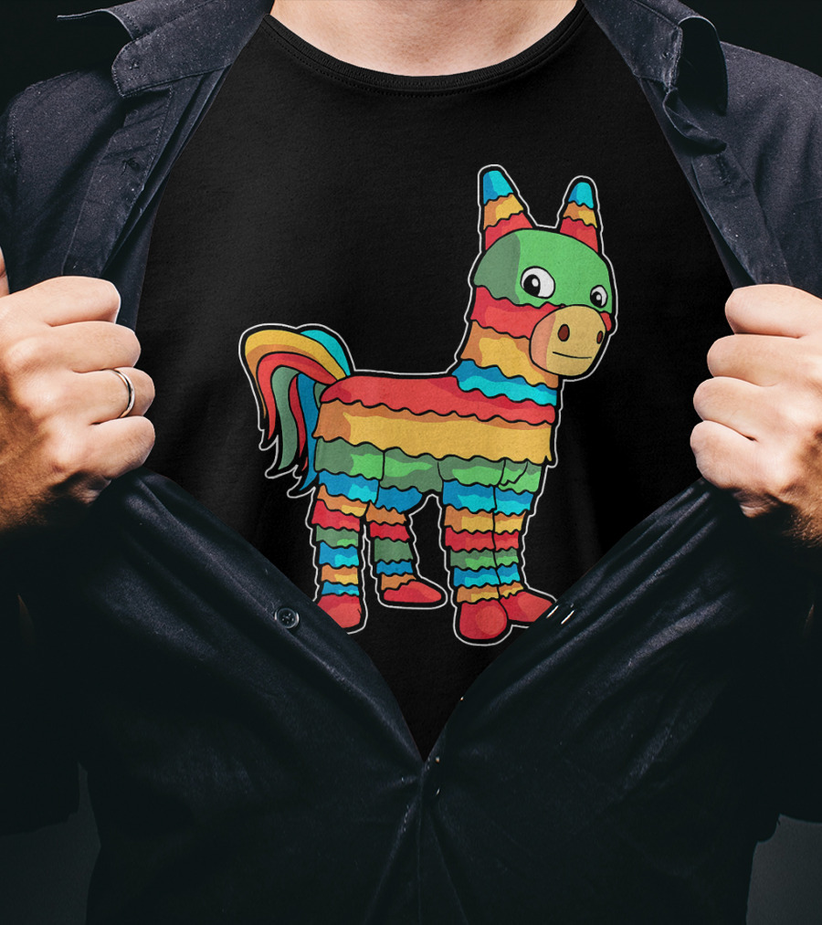 Funny Colorful Pinata I'd Had That Cinco De Mayo T-Shirt