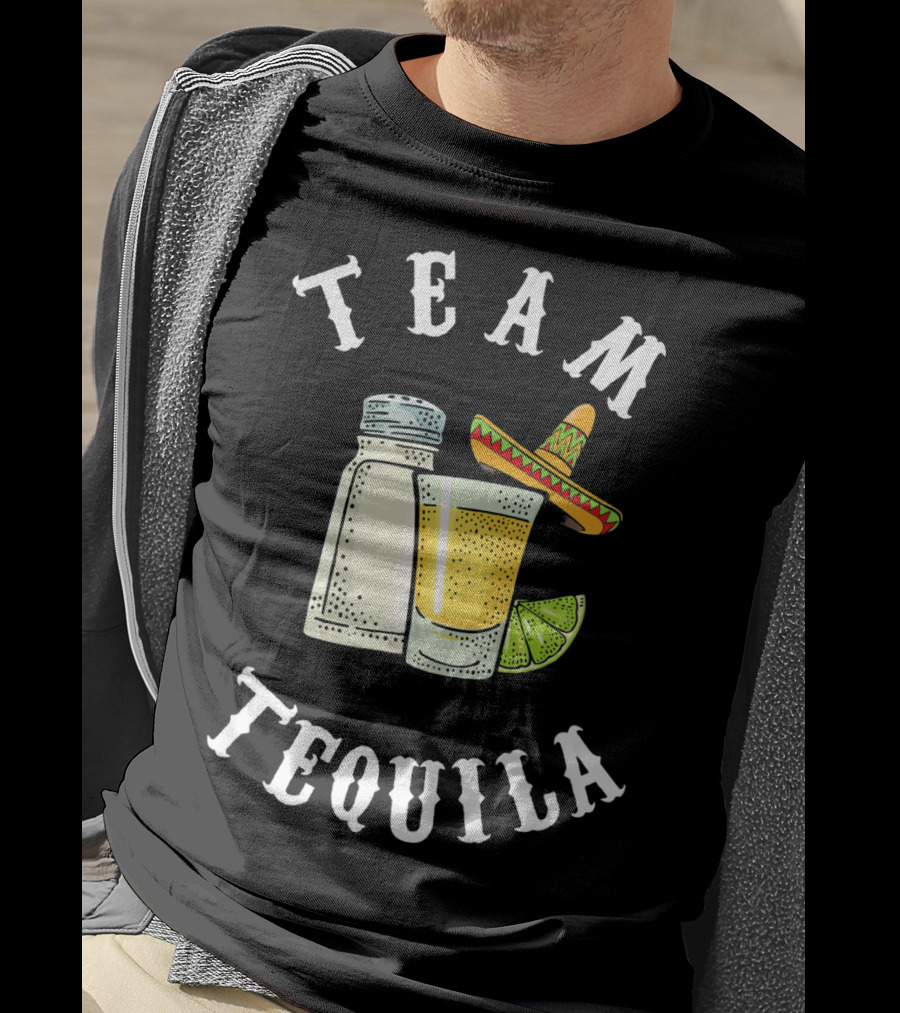 Team Tequila Salt Lime Sombrero Cinco Amigos T-Shirt