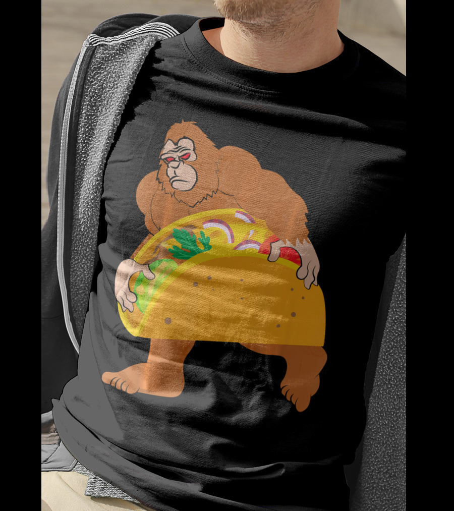Bigfoot Taco Cinco De Mayo T-Shirt