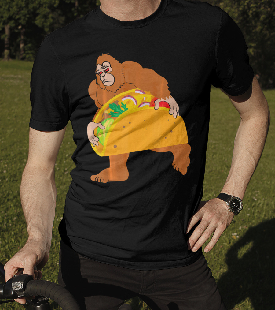 Bigfoot Taco Cinco De Mayo T-Shirt