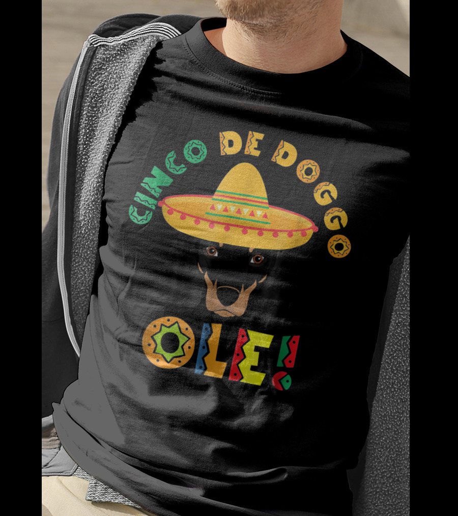 Cinco De Doggo Ole Dachshund Sombrero T-Shirt