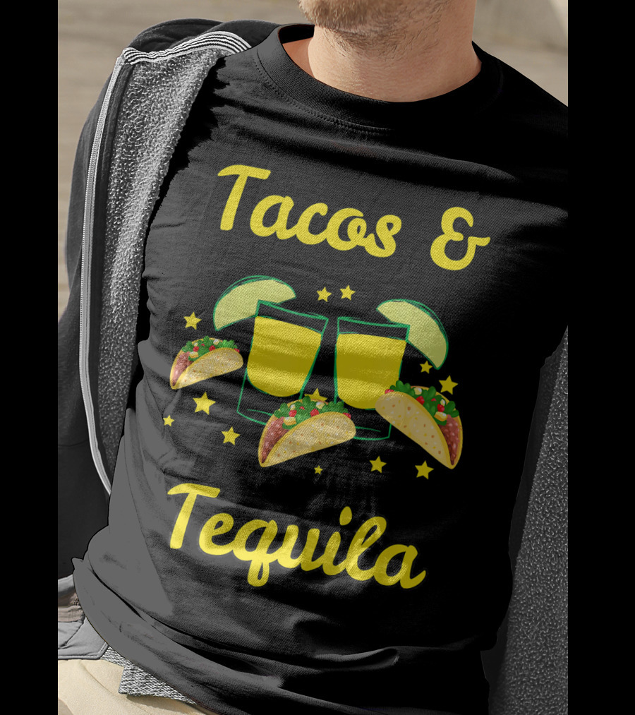 Cinco De Mayo Tacos Tequila Emoji T-Shirt