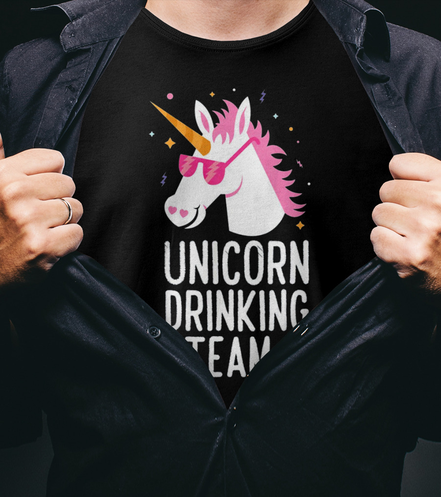 Unicorn Drinking Team Cinco De Mayo Celebration Fun Party Squad T-Shirt
