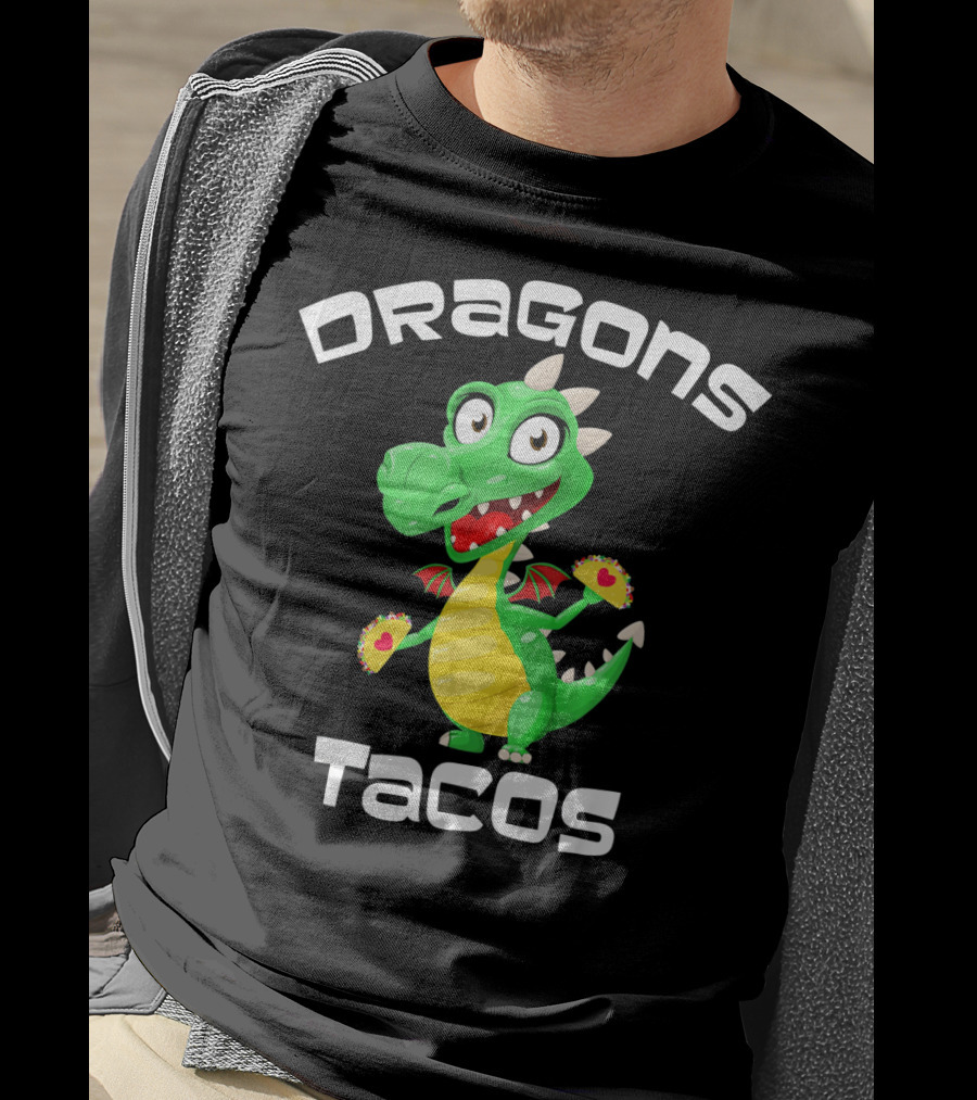Dragons Tacos Cinco De Mayo T-Shirt