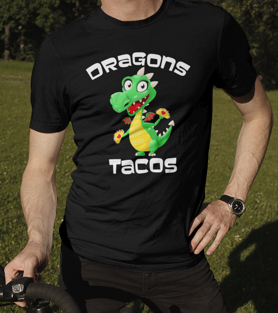 Dragons Tacos Cinco De Mayo T-Shirt