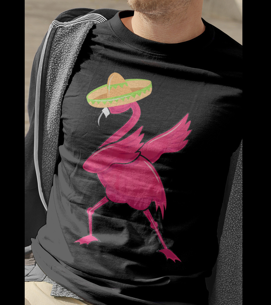 Flamingos De Mayo Cinco De Mayo Sombrero T-Shirt