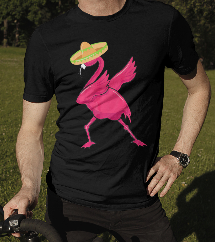 Flamingos De Mayo Cinco De Mayo Sombrero T-Shirt