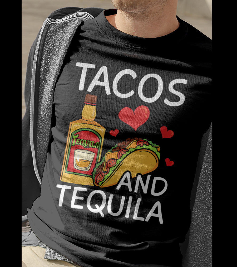 Tacos And Tequila Love Cinco De Mayo Me T-Shirt