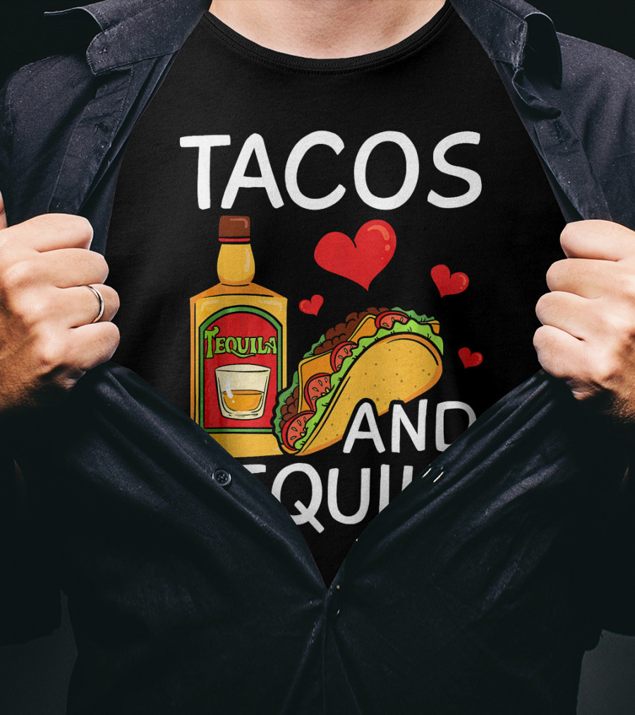 Tacos And Tequila Love Cinco De Mayo Me T-Shirt