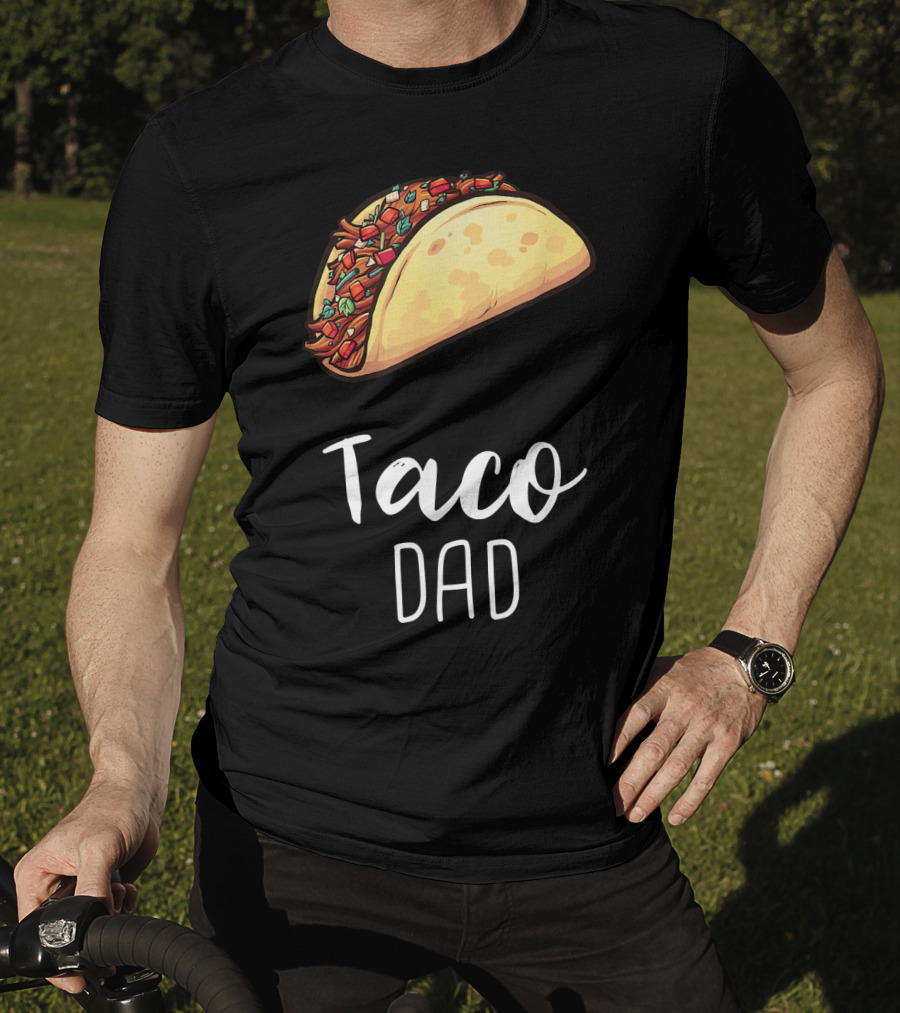 Taco Dad Cinco De Mayo Mexican Food T-Shirt