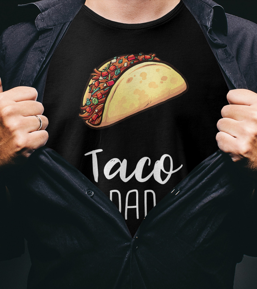 Taco Dad Cinco De Mayo Mexican Food T-Shirt