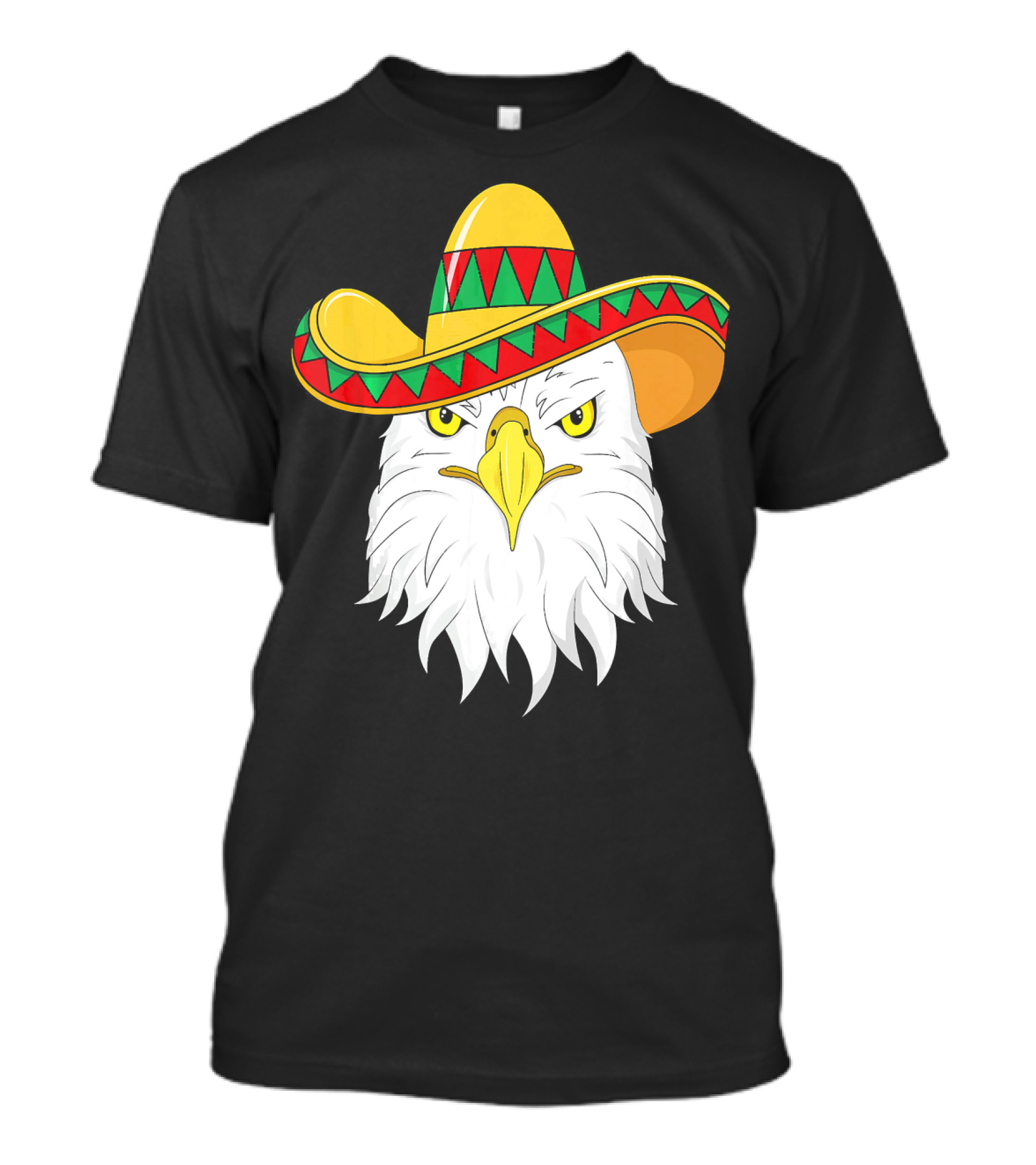 Cinco De Mayo Eagle With Sombrero America Kids T-Shirt