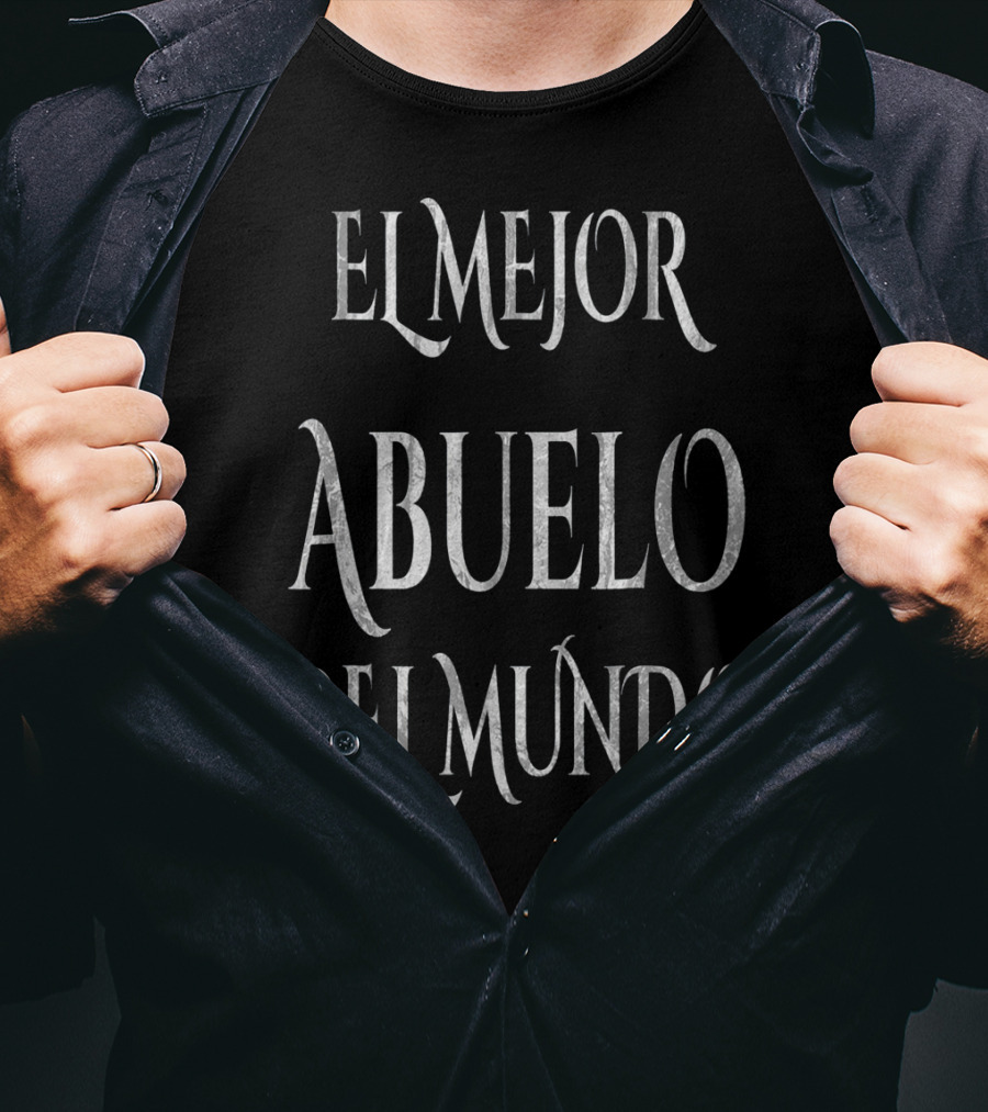 Regalo Para El Día De Los Padres El Mejor Abuelo Del Mundo T-Shirt