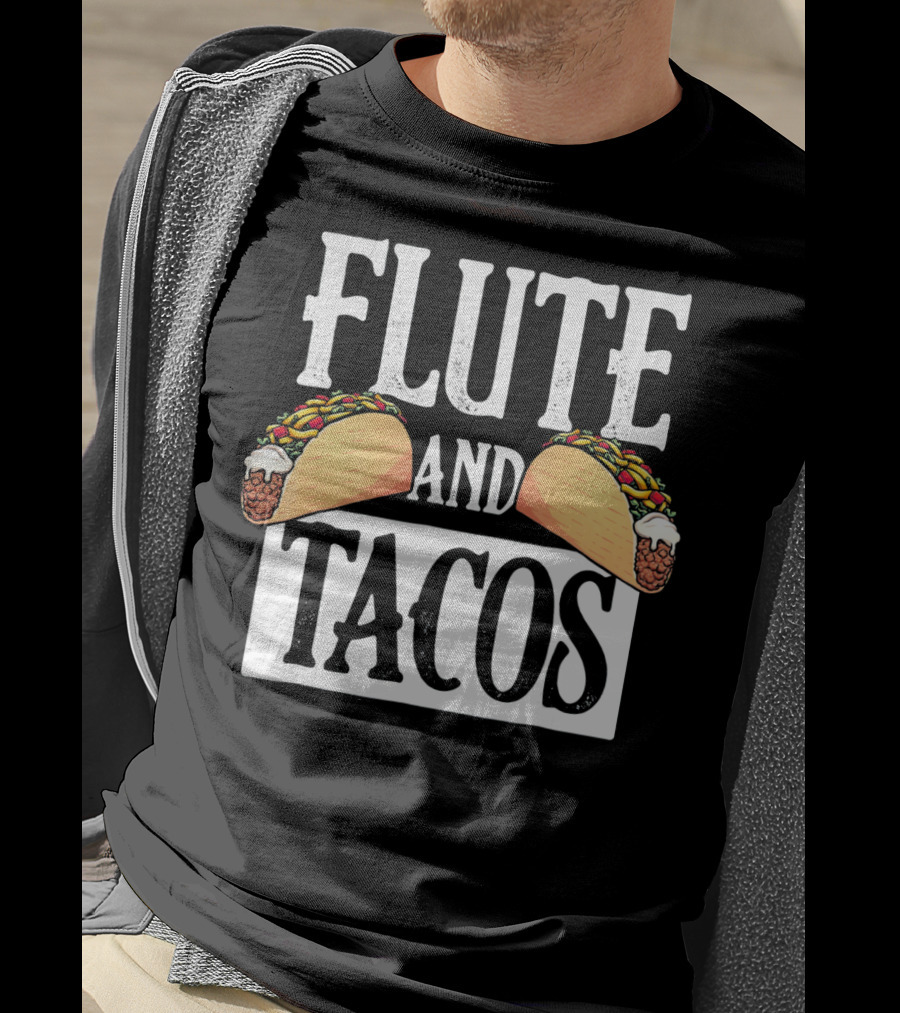 Flute And Tacos Cinco De Mayo T-Shirt