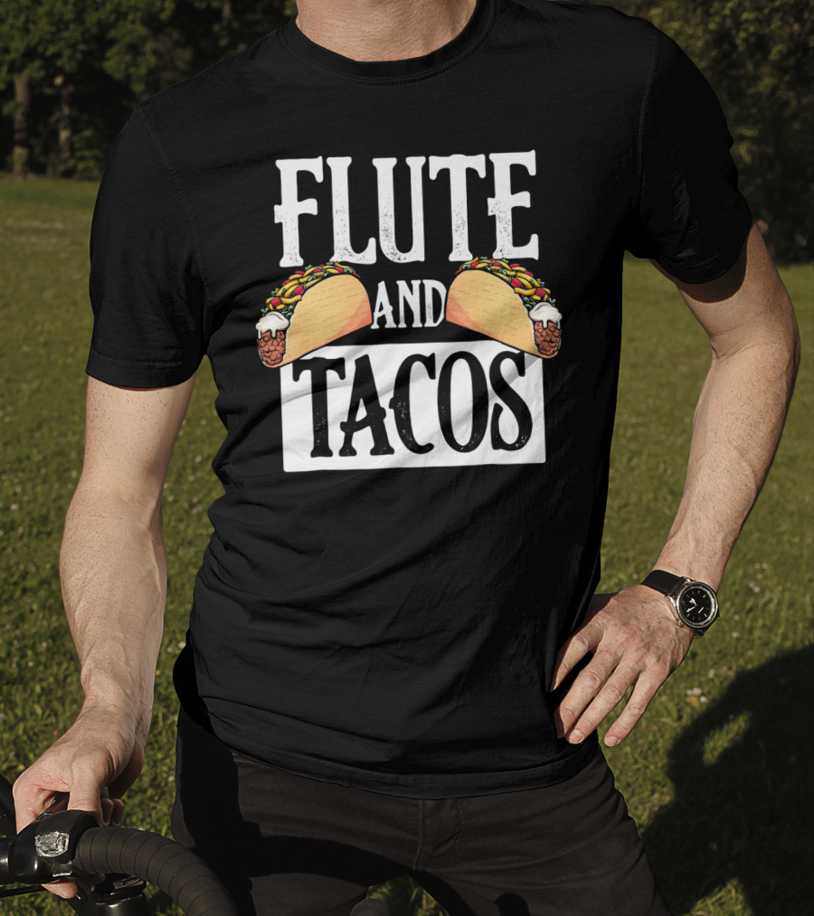 Flute And Tacos Cinco De Mayo T-Shirt
