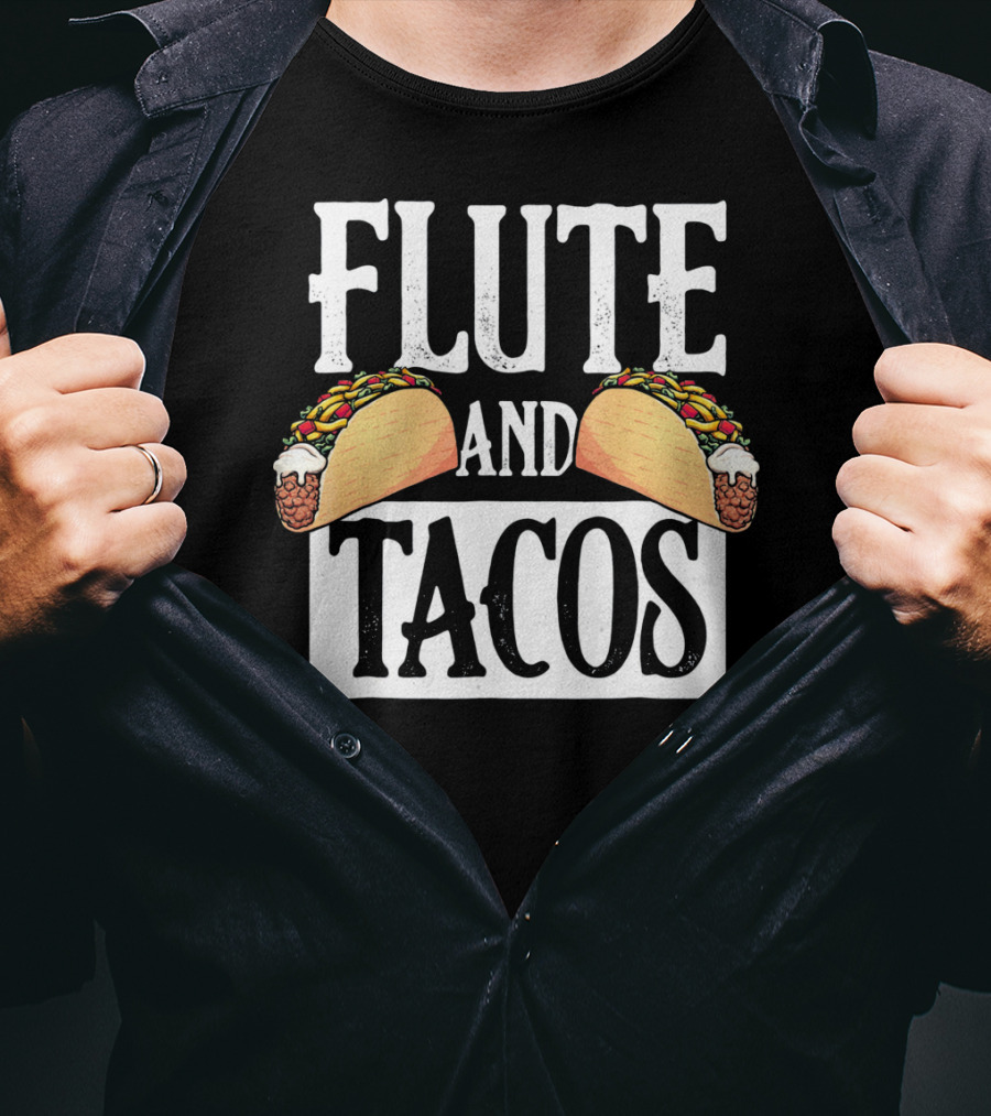 Flute And Tacos Cinco De Mayo T-Shirt