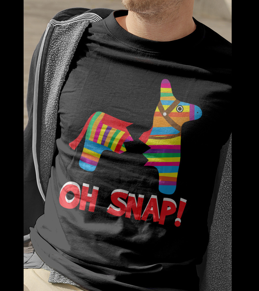 Broken Pinata Oh Snap Funny Cinco De Mayo T-Shirt
