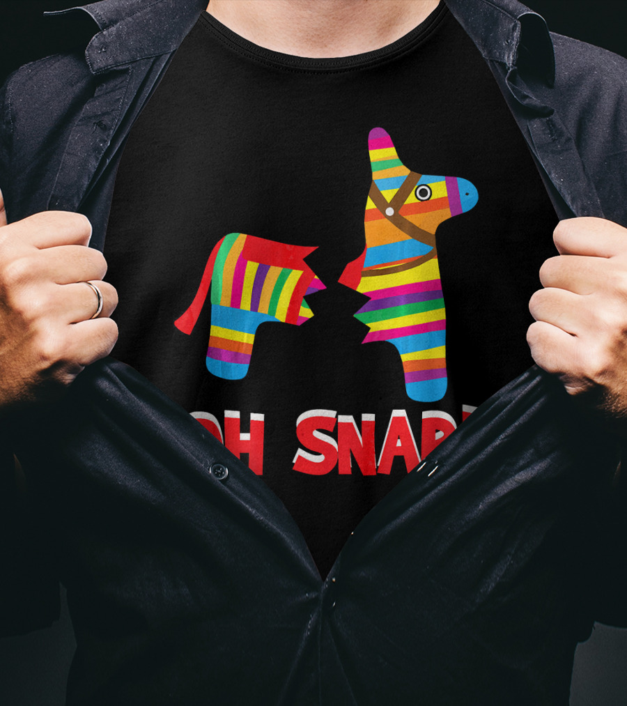 Broken Pinata Oh Snap Funny Cinco De Mayo T-Shirt