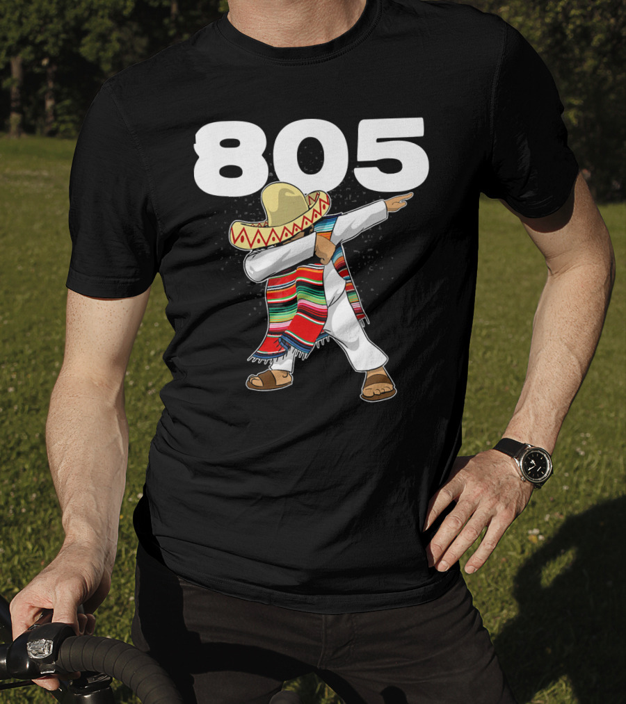 805 Cinco De Mayo Mexican Celebration Dance In California Area Code T-Shirt
