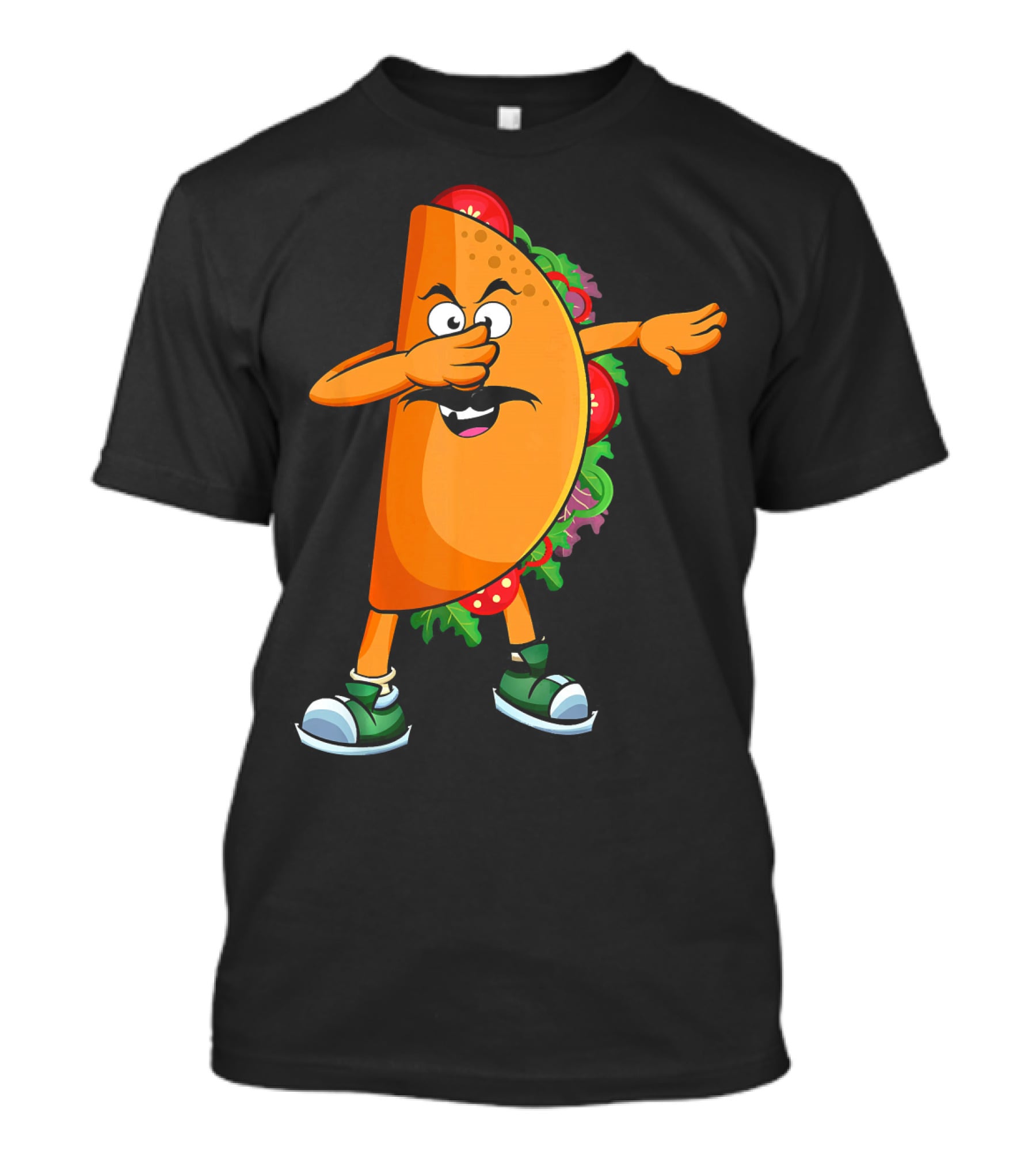 Dabbing Taco Mexican Dab Tacos Salsa Dance Fun T-Shirt