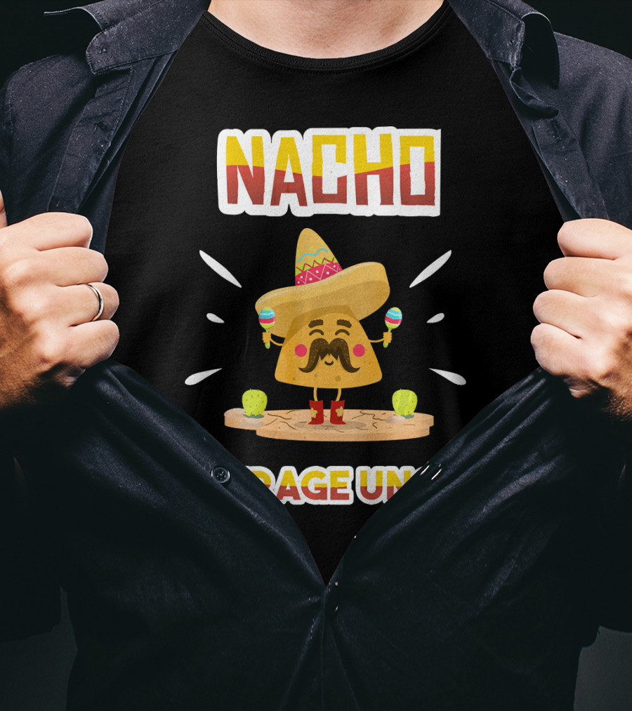 Nacho Average Uncle Sombrero Maracas Cinco De Mayo T-Shirt