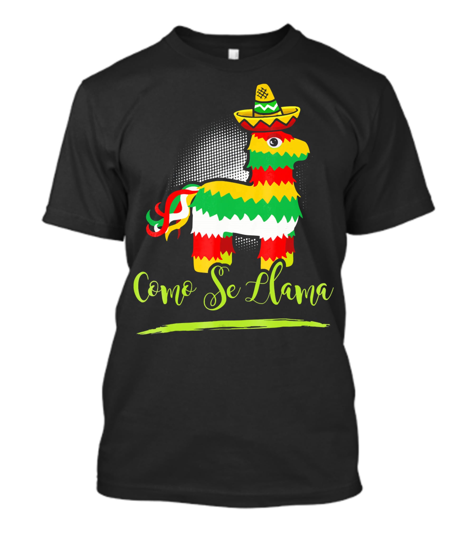 Como Se Llama Cinco De Mayo Llama Pinata Sombrero T-Shirt