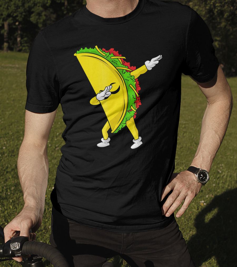 Dabbing Taco Cinco De Mayo Mexican Fiesta T-Shirt