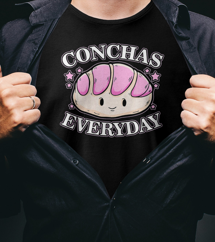 Conchas Everyday Funny Party Cinco De Mayo Mexican Pan Dulce T-Shirt