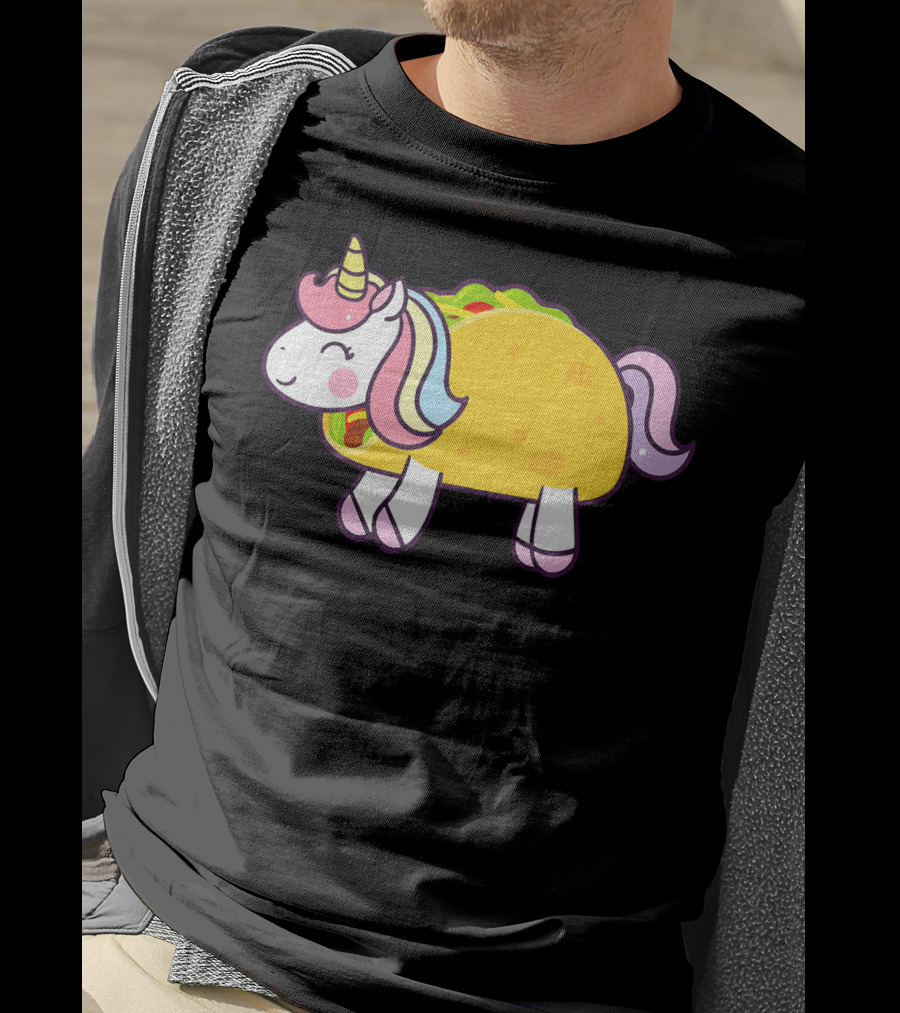 Unicorn Taco Animal Funny Mexican Cinco T-Shirt