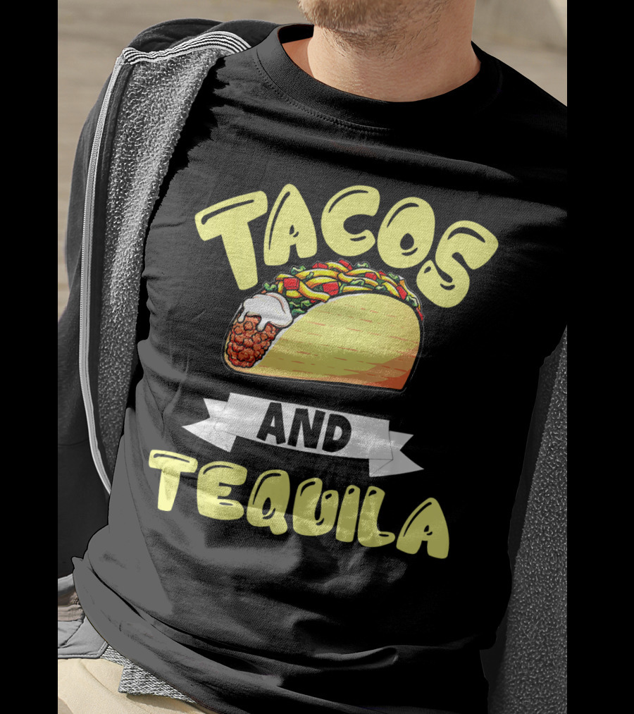 Tacos And Tequila Cinco De Mayo Celebration Mexica T-Shirt