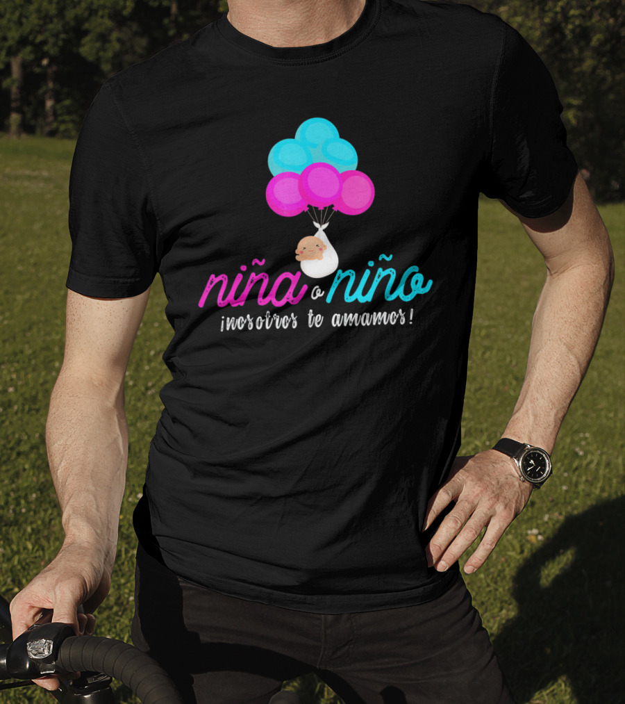 Niña O Niño Nosotros Te Amamos Playera Latino Revelación T-Shirt