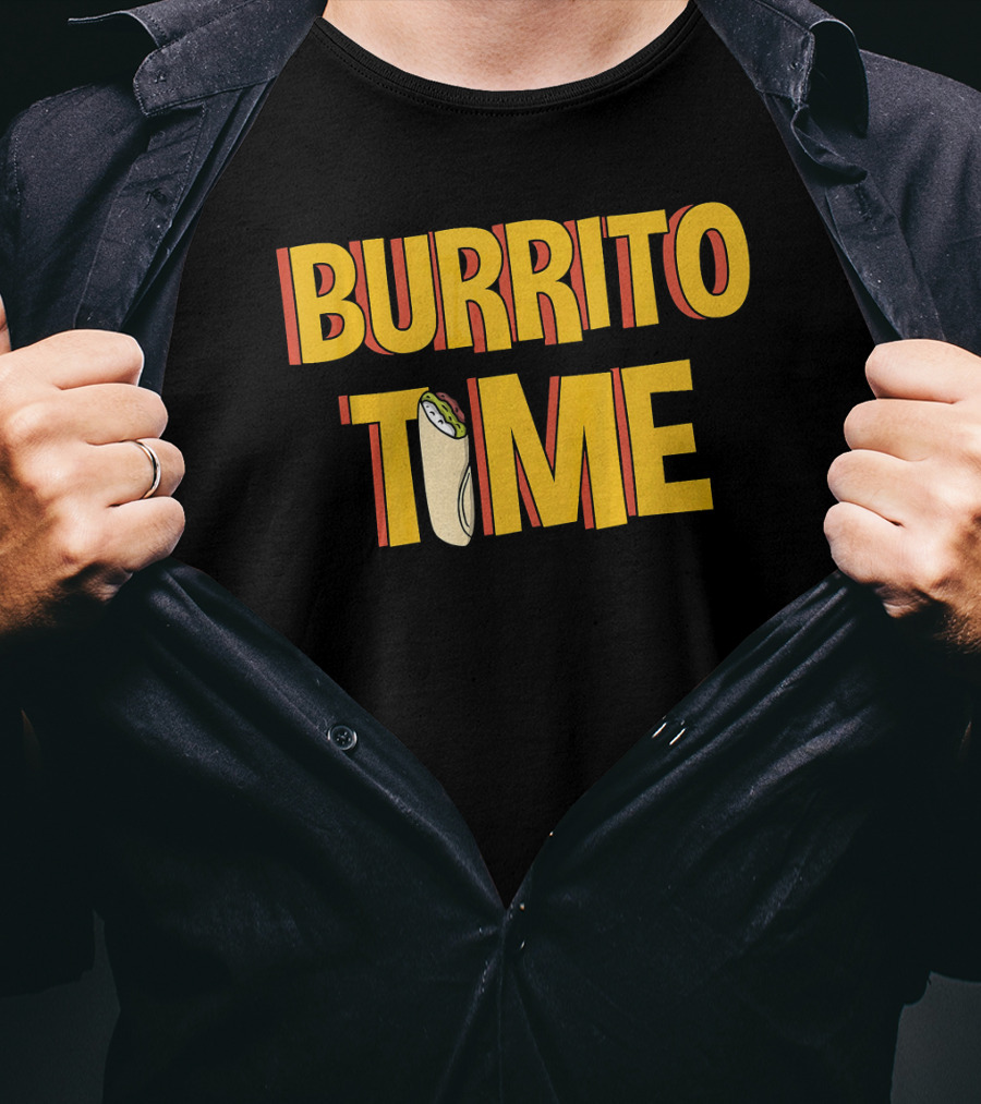 Cinco De Mayo Burrito Time T-Shirt