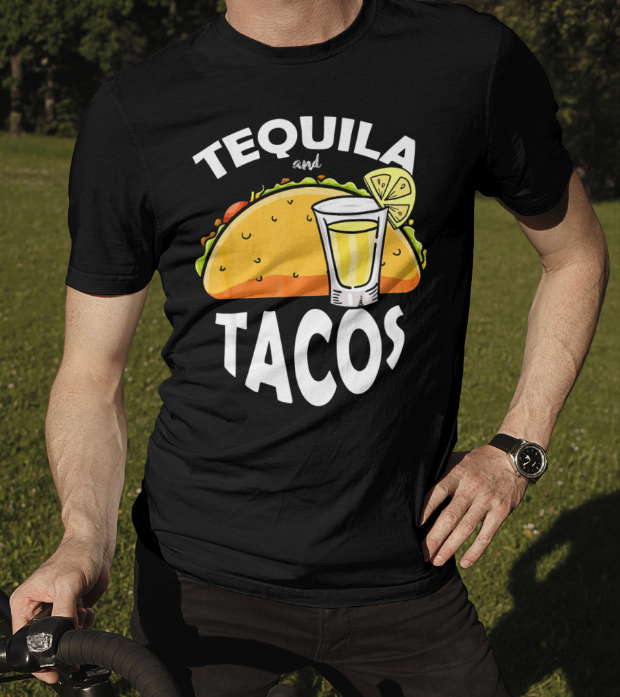 Tequila And Tacos Lime Cinco De Mayo Fiesta T-Shirt