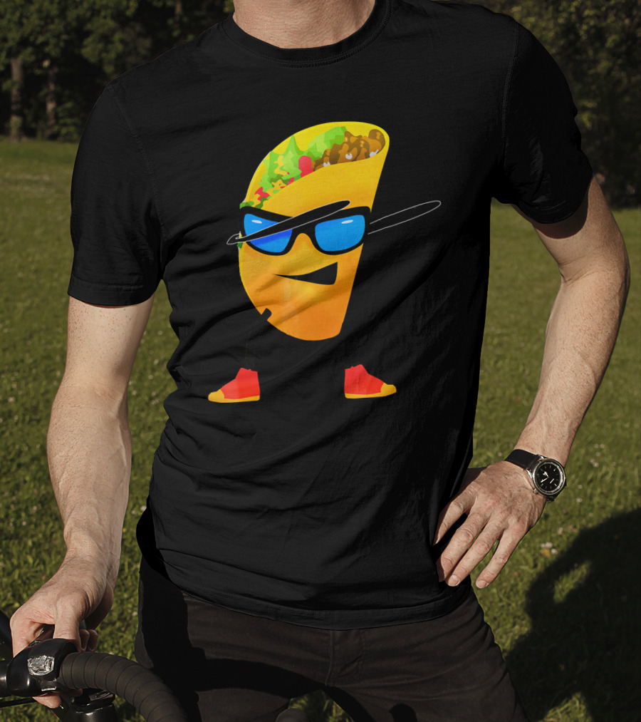 Taco Kids Dabbing Cool Shades Taco T-Shirt
