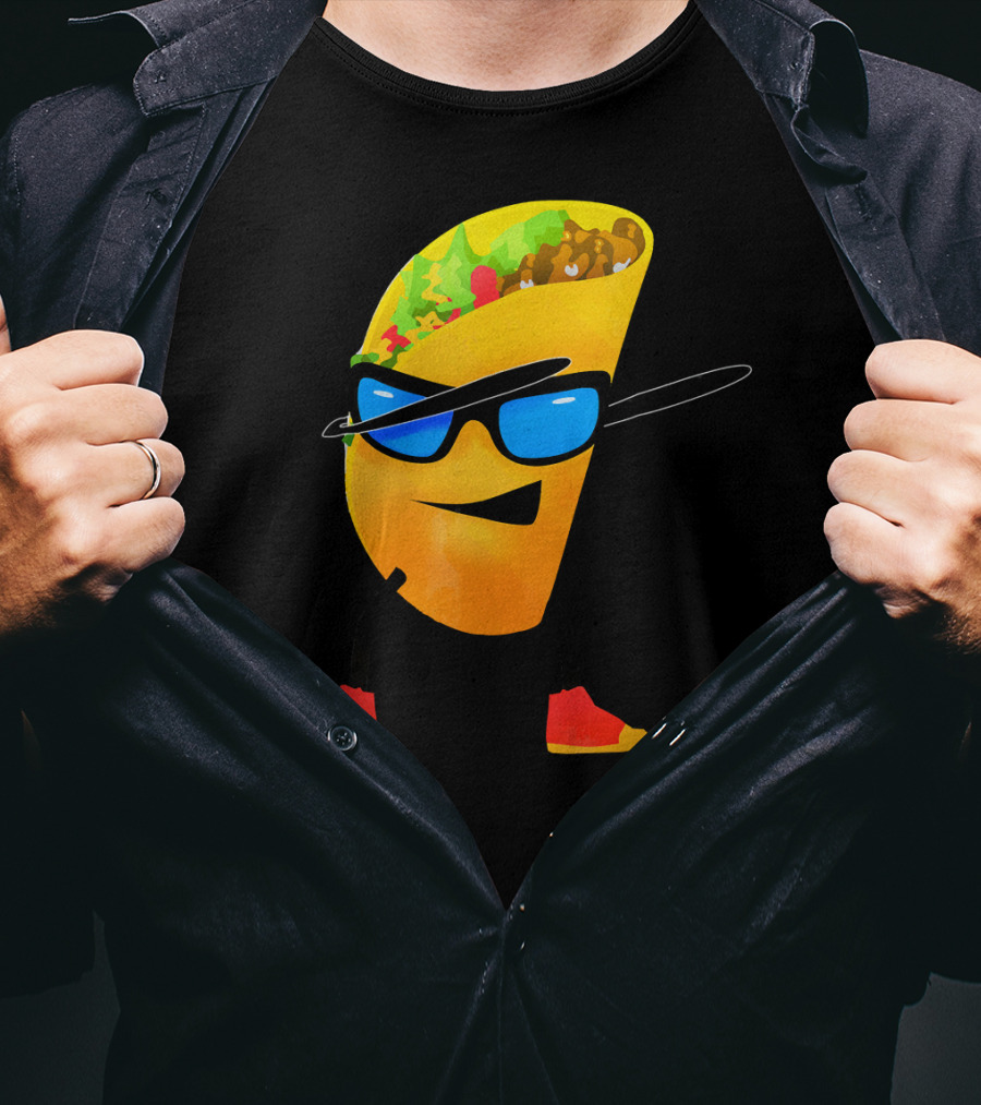 Taco Kids Dabbing Cool Shades Taco T-Shirt