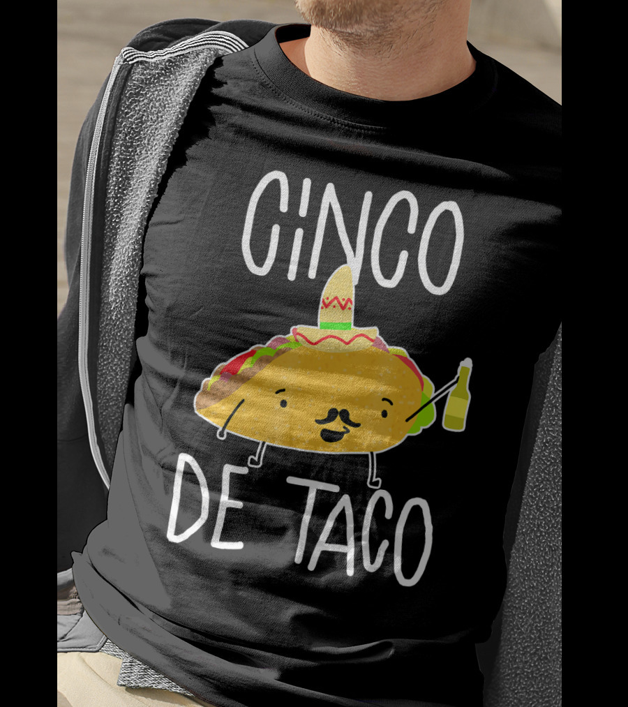 Cinco De Taco Funny Cute Mexican Fiesta T-Shirt