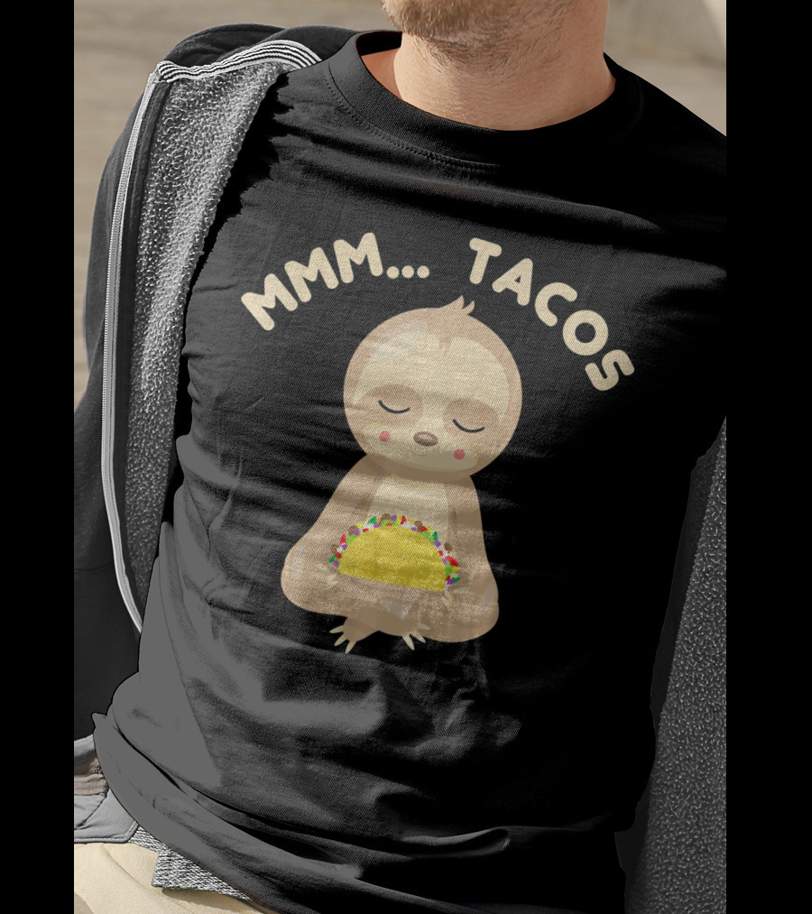 MMM Tacos Sloth Cinco De Mayo T-Shirt