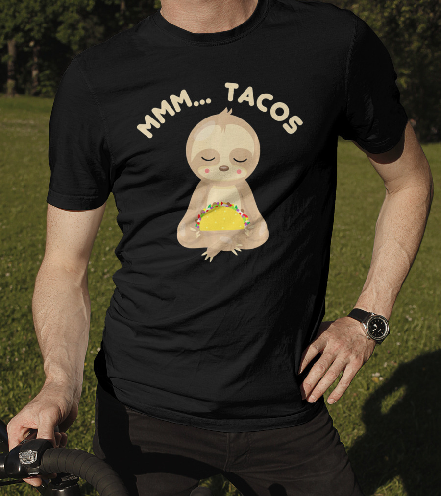MMM Tacos Sloth Cinco De Mayo T-Shirt