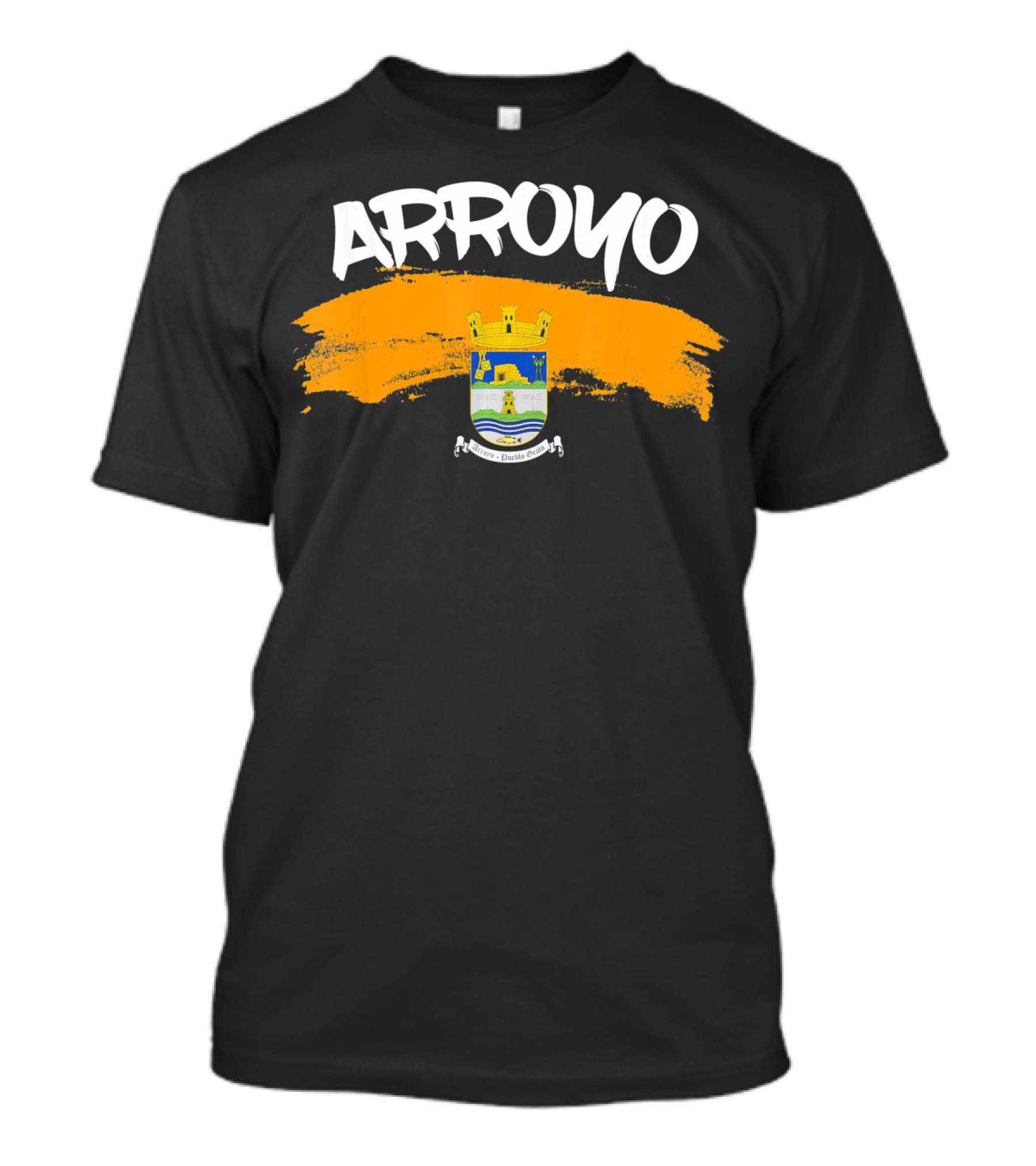 Arroyo Puerto Rico Crest Camisas De Puerto Rico Hecho En Arroyo T-Shirt