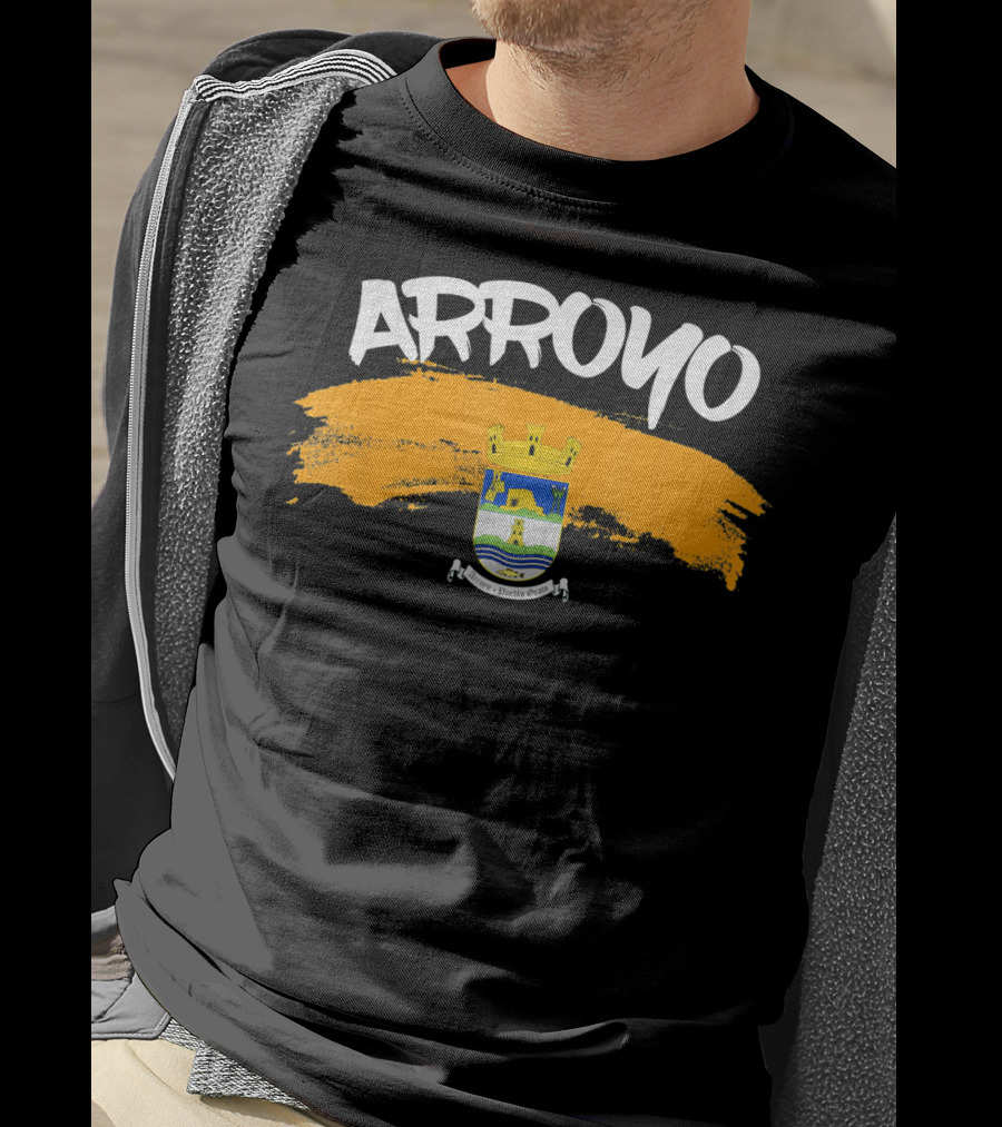 Arroyo Puerto Rico Crest Camisas De Puerto Rico Hecho En Arroyo T-Shirt