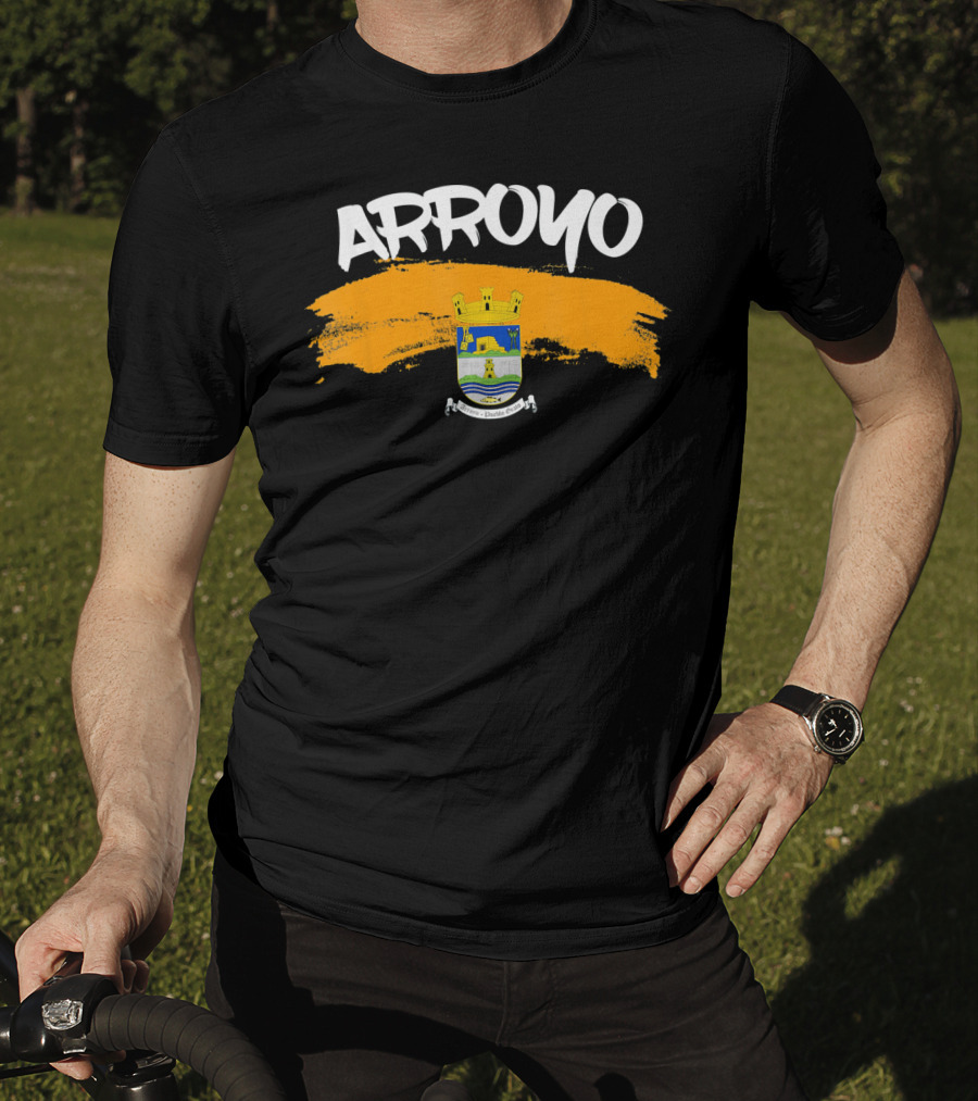 Arroyo Puerto Rico Crest Camisas De Puerto Rico Hecho En Arroyo T-Shirt