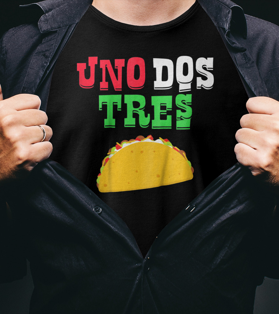 Uno Dos Tres Taco Kids Funny T-Shirt