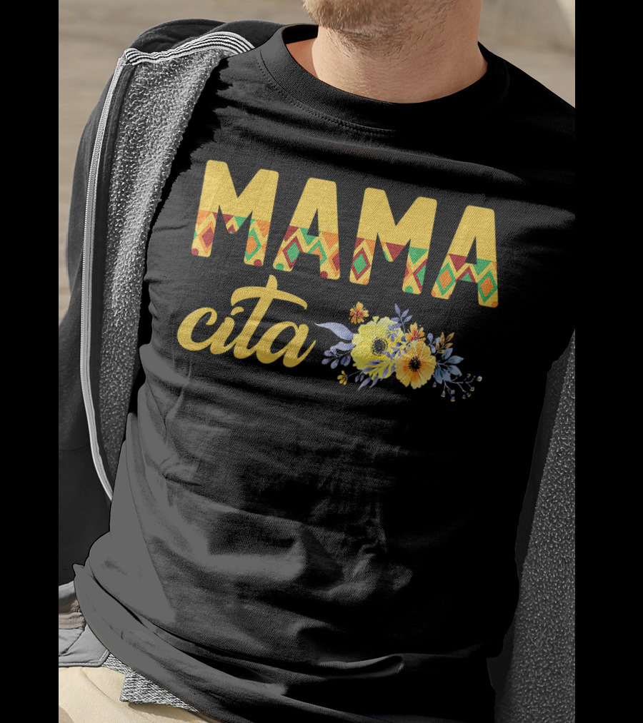 Cinco De Mayo Mamacita Mama Cita Flower T-Shirt