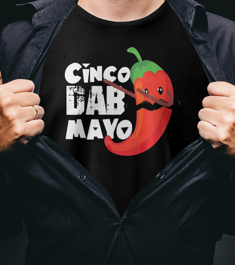 Cinco De Mayo Dab Pepper T-Shirt