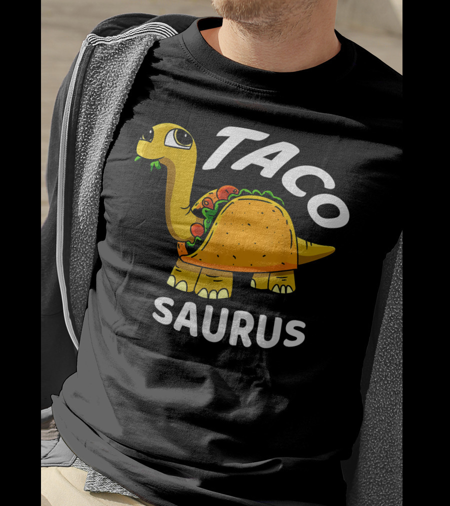Tacosaurus Dinosaur Humor Cinco De Mayo T-Shirt