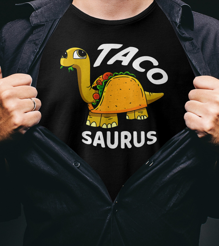Tacosaurus Dinosaur Humor Cinco De Mayo T-Shirt