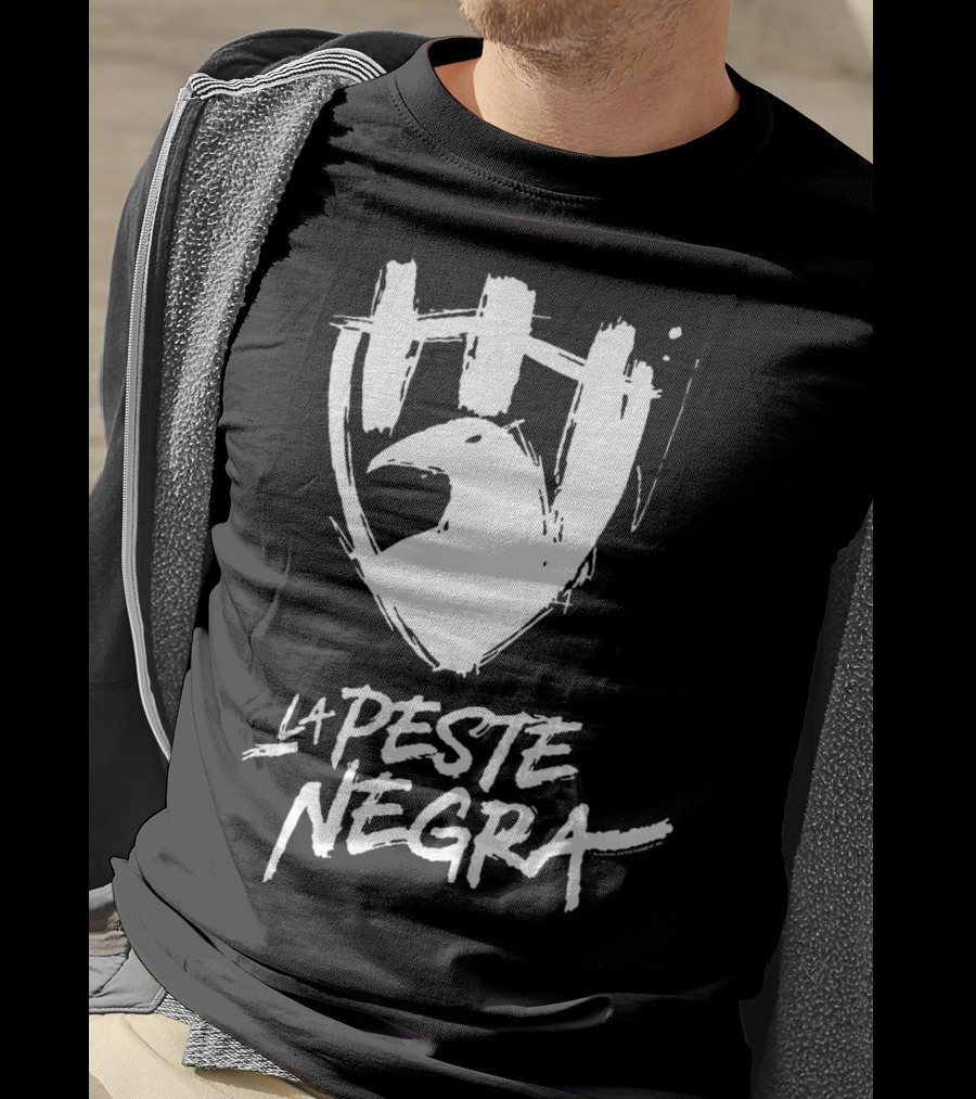 Club De Cuervos La Peste Negra Logo Shield T-Shirt