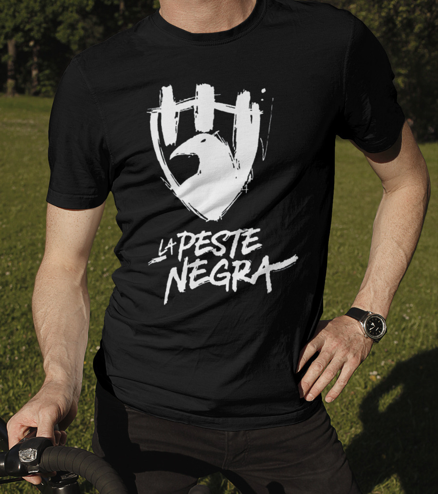 Club De Cuervos La Peste Negra Logo Shield T-Shirt
